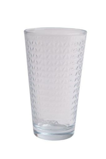 Trend Glass Turidový pohár na studené džúsové nápoje s textúrou skla ^ 360 ml