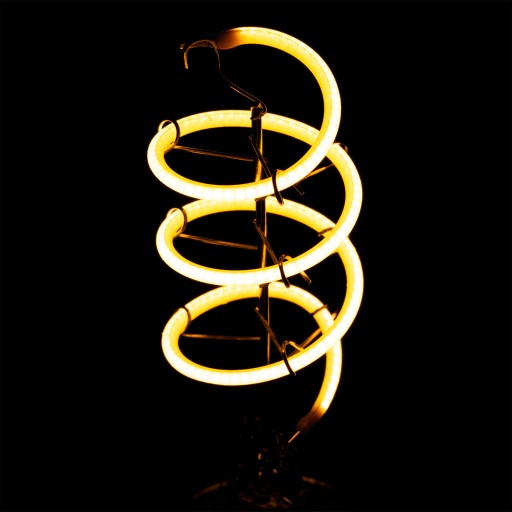 LED žiarovka A60 E27 6W 2200K DYMOVÁ FILAMENT DEKORATÍVNA RETRO ŠPIRÁLA