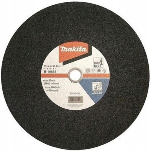 MAKITA kovový kotúč 355 x 3 x 25,4 mm 1 ks