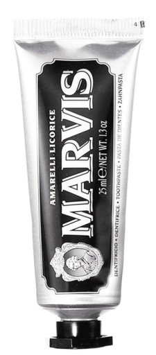 Mätová zubná pasta so sladkým drievkom Amarelli Licorice Mint Marvis 25 ml