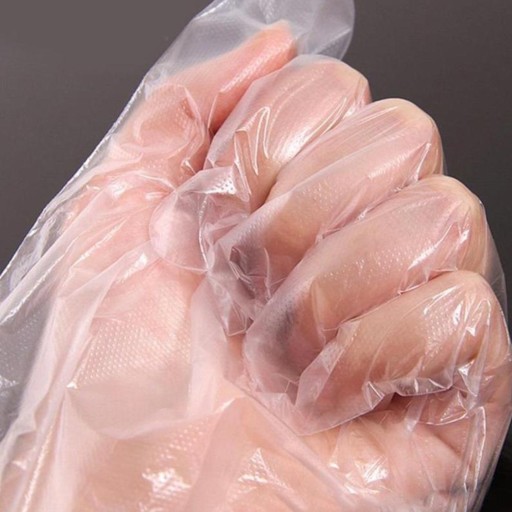 Ochranné rukavice z HDPE fólie