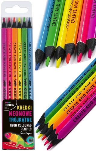 TROJUHOLNÍKOVÉ NEÓNOVÉ CECILY 6 COL KNT6KA KIDEA