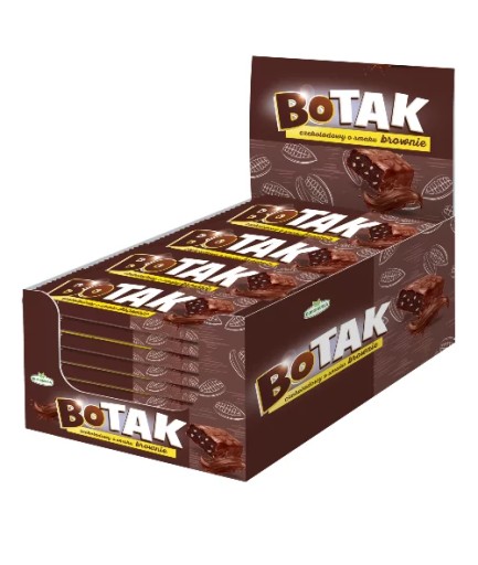 BOTAK čokoládová tyčinka s príchuťou brownie 40g Eurohansa
