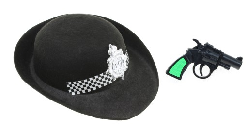 Klobúk anglická čiapka Policajtka polícia