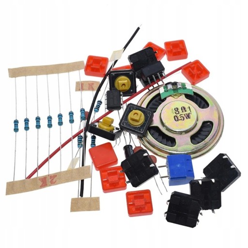 Organ Elektronický klavír DiY, hodiny spájkovania