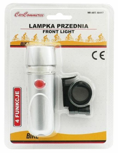 Vodotesné predné LED svetlo na bicykel