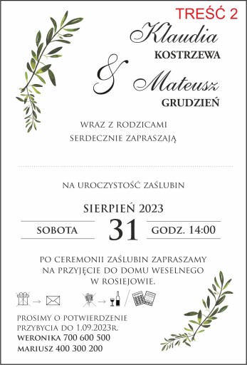 Svadobné oznámenia na svadbu s PERSONALIZÁCIOU