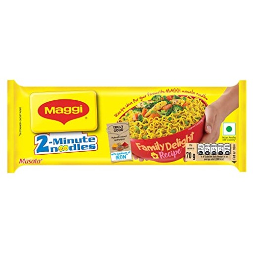 Maggi 2-minútové rezance Masala instantné rezance (4v1