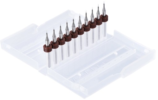 10 x MINI VRTAČKA 0,5mm CNC VIDEOMODELOVANIE