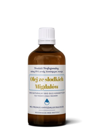 Kozmetický telový olej zo sladkých mandlí 100 ml