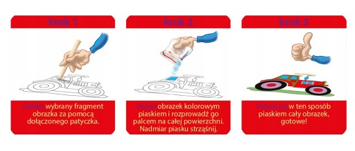 SAND OBRÁZKOV SADA 3 OBRAZOV VOZIDLÁ NIKO