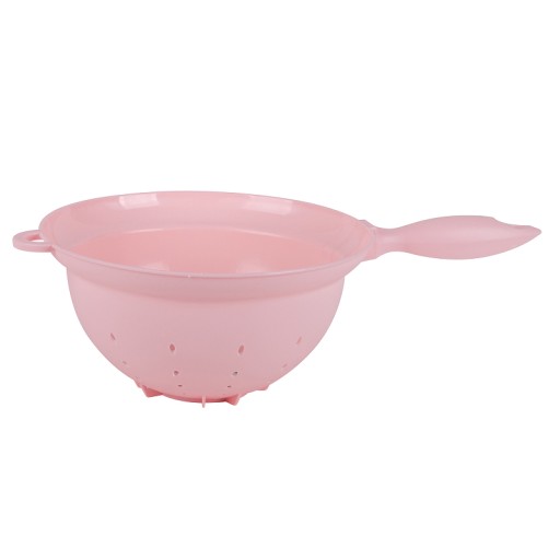 Cedník, sitko, cedník 2,5 l s rukoväťou Soft Pink