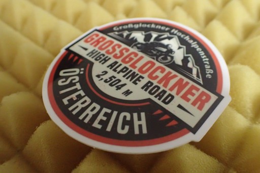 NÁLEPKA GROSSGLOCKNER HOCHALPENSTRASSE NÁLEPKA 6,6 x 6,6 cm KOLEKCIA