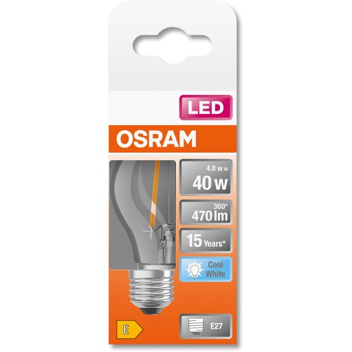 LED žiarovka SMALL BALL E27 4W = 40W 4000K OSRAM