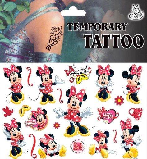 TETOVANIE PRE DETI MINNIE MOUSE NARODENINY CG357