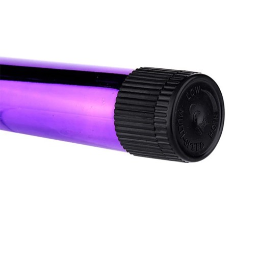 Klasický vibrátor pre ženy, metalická fialová
