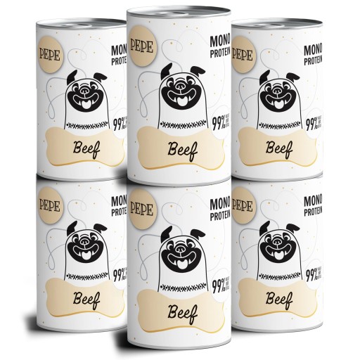 Pet Box PEPE Mono Protein hovädzie mäso 400g
