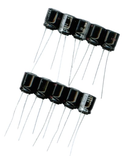10uF 160V 10 µF 160 V PANASONIC NHG (10 KS) ELEKTROLYTICKÝ KONDENZÁTOR