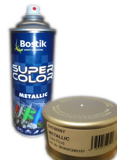 BOSTIK METALLIC SILVER farba v spreji 400 ml