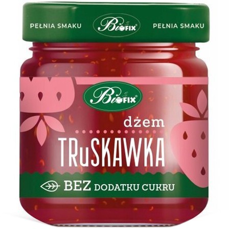 BIFIX Džem bez pridaného cukru, JAHODA 200g