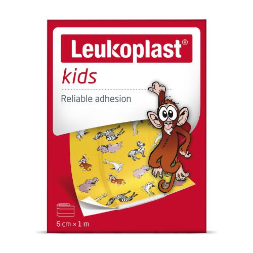 Leukoplast Kids Náplasť s obkladom 6cmx1m 1 ks