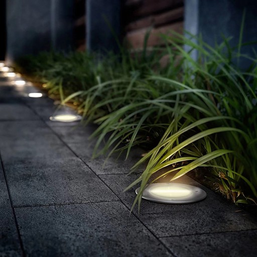 SOLÁRNE LED LAMPY, LED ZEMNÉ LAMPY, 1 kus, ZÁHRADNÉ SVIETIDLÁ