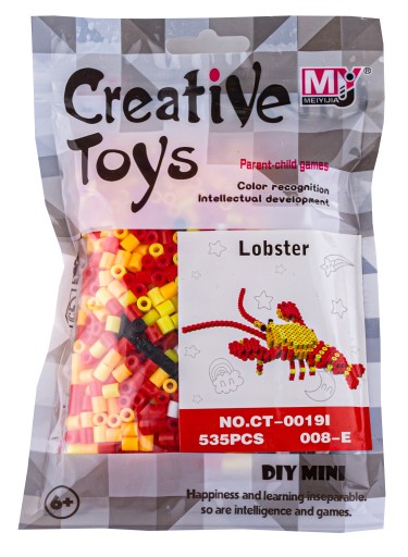Nažehľovacie korálky 3D VZORKY Pohyblivý stroj na žehlenie korálikov homára