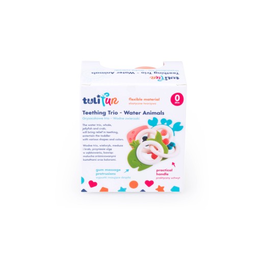 DUMEL TULI FUN HRAČKA HRUBÁČKA TRIO NA ZÚBKY 0M+