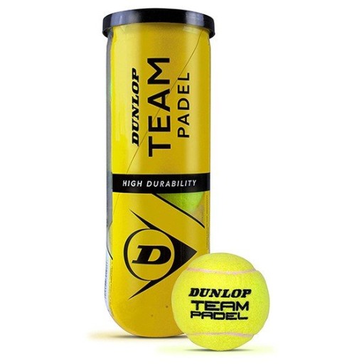 Tenisové loptičky DUNLOP Team Padel tenisová loptička 3 ks