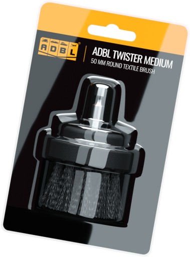 ADBL Twister Medium 50 mm skrutkovacia kefa na čistenie čalúnenia