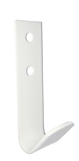 NÁstenný VEŠIAK HÁČKOVÉ LAMPY OBLEČENIE HALLEY BIELY KOV LOFT