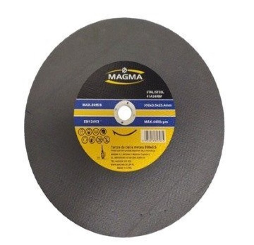 Oceľový rezací kotúč na kov 1 ks píla 350 x 3,5 x 25,4, rezačka
