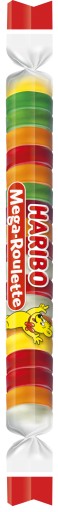 Haribo Mega Roulette želé ovocné kvapky 1ks 45g