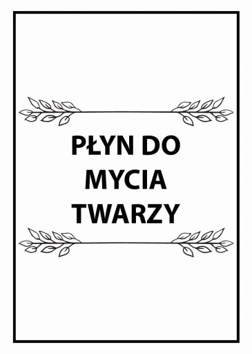 Nálepky na fľaše, kozmetiku, Mydlo, Biele 1 ks