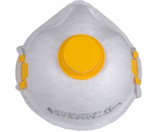 Polomaska, filtračná maska s ventilom FS-613V FFP1