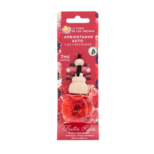 LA CASA DE LOS AROMAS CAR Vôňa do auta v pohári RED FRUIT, 7 ml