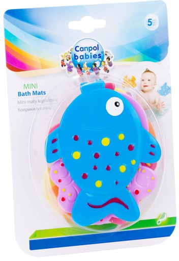 Canpol Babies mini podložka do kúpeľa 5 kusov