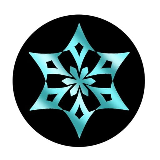 Genshin Impact Cryo 58mm kolík
