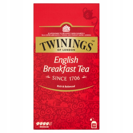 Twinings Black Tea English Breakfast 25 ks
