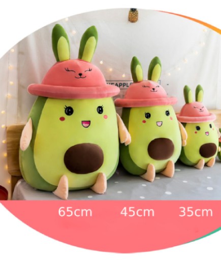 PLYŠOVÝ HRAČKA AVOKÁDO MASKOT VANKÚŠOK 35cm