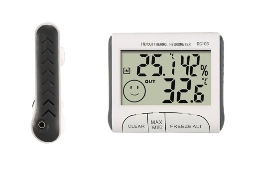 METEOROLOGICKÁ STANICA POČASIE TEPLOMER HYGROMETER SNÍMAČ