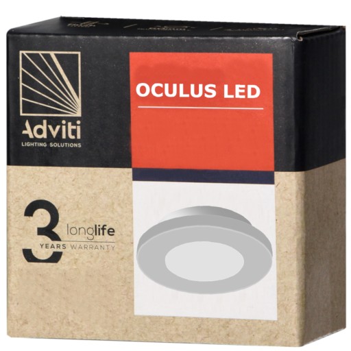 LED pod skrinkové osvetlenie 2W neutrálne 4000K sivá