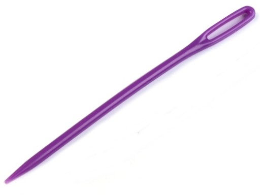 PLASTOVÉ ihly 75 mm tupé, bezpečné pre deti