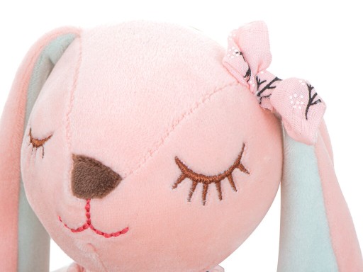 Plyšový maskot ružového králika, 35 cm