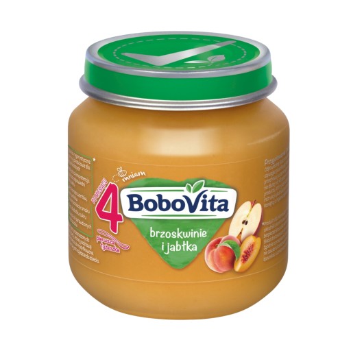 Broskyne a jablká dezert BoboVita 125g