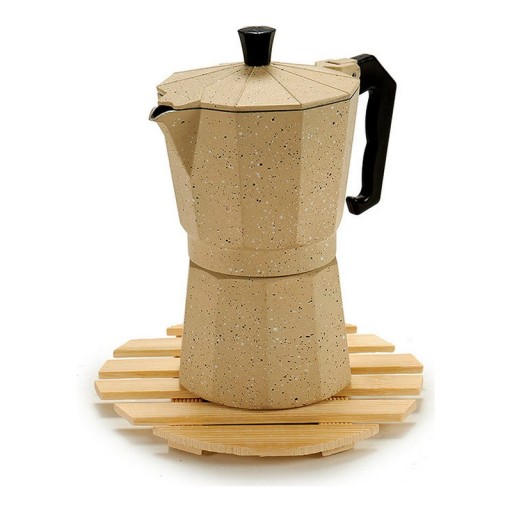 3x bambusový stojan na kvetináč 17cm kruhový stojan na kvetináč
