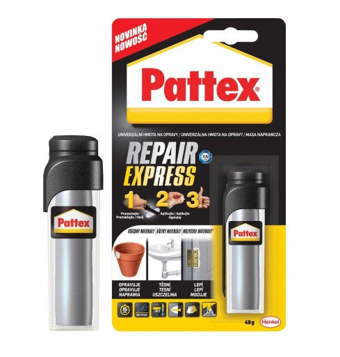 PATTEX REPAIR EXPRESS OPRAVNÁ HMOTA S EPOXIDOVOU TRUBOU