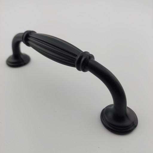 ÚCHYTKA NA NÁBYTOK ÚCHYTKA PRE ZÁSUVKY A SKRINÍKY RETRO ČIERNA 96mm ÚCHYTKA