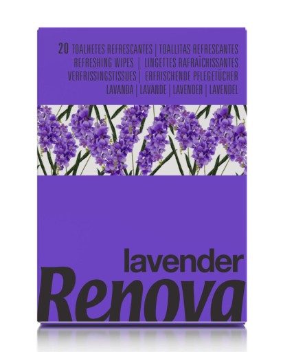 Renova levanduľové osviežujúce obrúsky 20 ks
