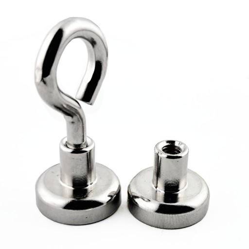 SILNÝ NEODYMIOVÝ MAGNET 16 MM SO STROPNÝM HÁKOM